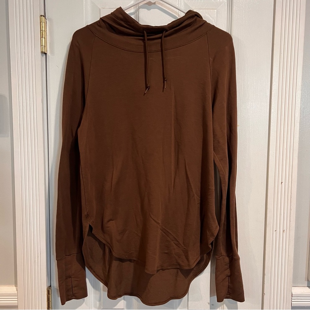 Athletic Works Brown Tunic Hoodie